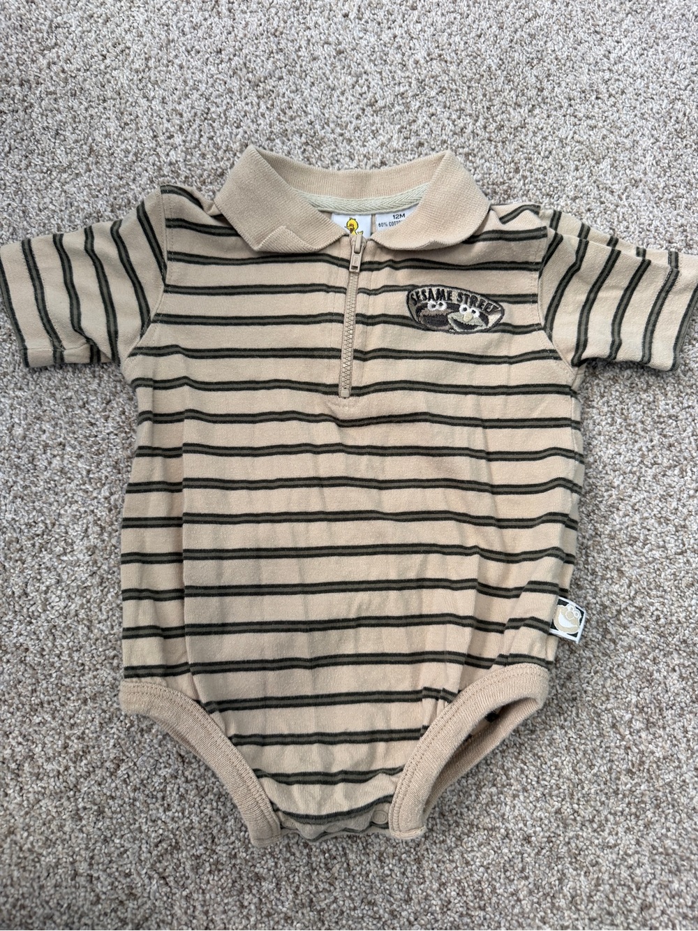 Vintage Sesame Street Polo Onesie
